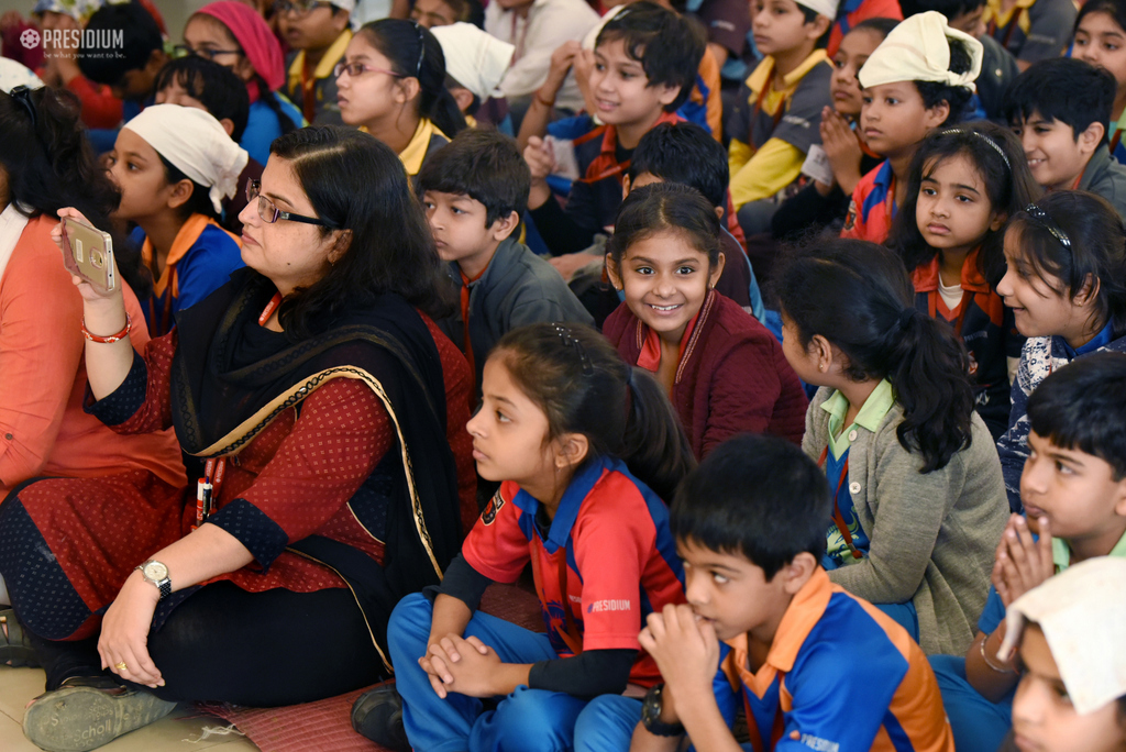 Presidium Gurgaon-57, PRESIDIANS CREATE A PIOUS ATMOSPHERE IN SCHOOL ON GURPURAB