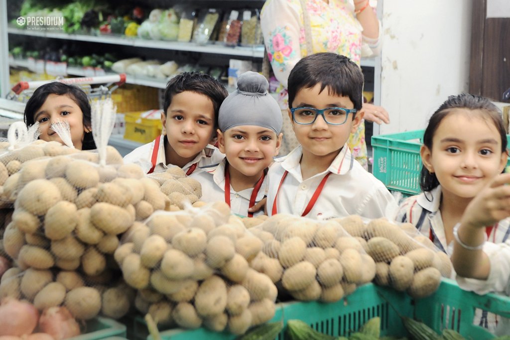 Presidium Gurgaon-57, VISIT TO SRS MART: AN ENRICHING EXPERIENCE FOR LITTLE PRESIDIANS