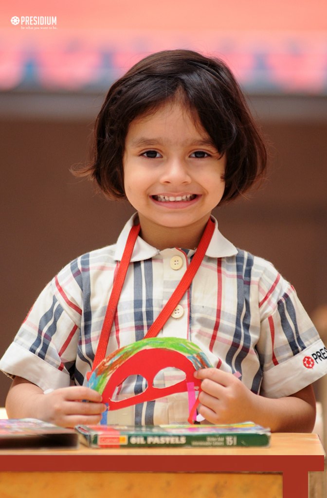 Presidium Indirapuram, MASK MAKING: PROMOTING ARTISTIC EXCELLENCE IN LITTLE PRESIDIANS