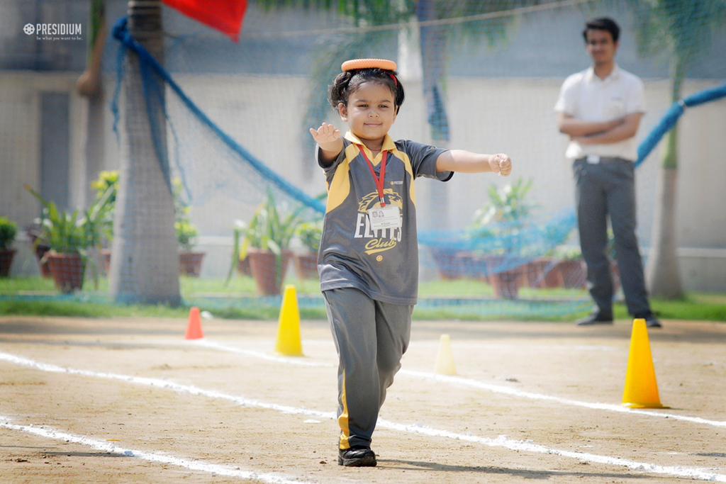 Presidium Indirapuram, ANNUAL SPORTS DAY:PRESIDIANS DISPLAY IDEAL TEAM SPIRIT & STRENGTH