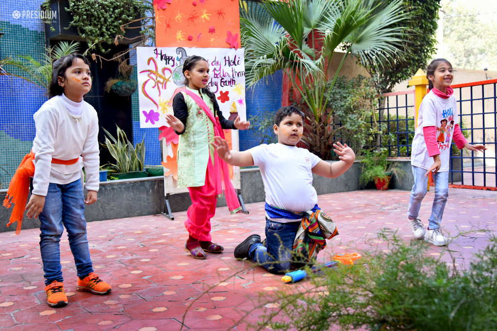 Presidium Pitampura, PRESDIANS SPREAD THE MESSAGE OF ECO FRIENDLY & SAFE HOLI!