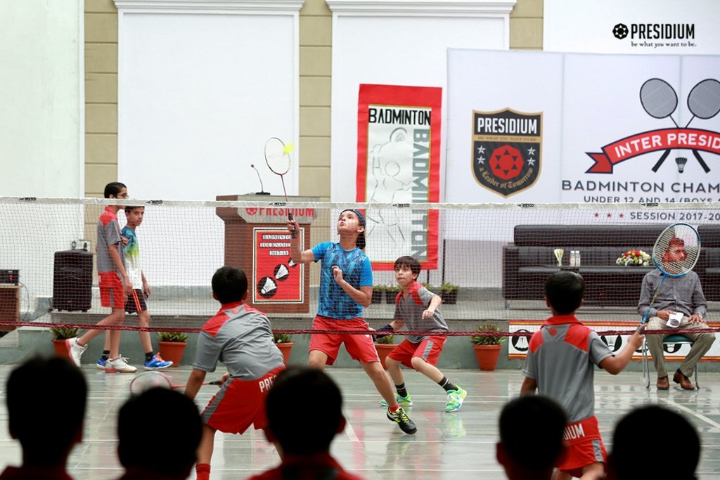 Presidium Rajnagar, PRESIDIANS EXHIBIT THEIR TALENT AT BADMINTON TOURNAMENT