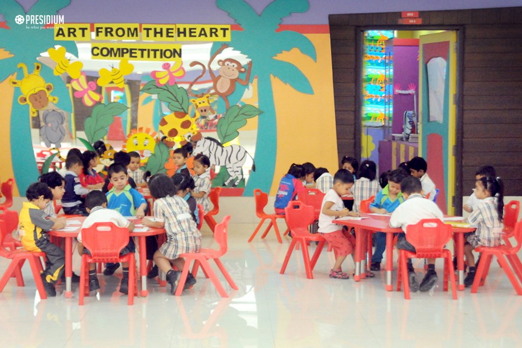 Presidium Rajnagar, ART FROM THE HEART COLOURING COMPETITION: CREATIVITY AT ITS BEST