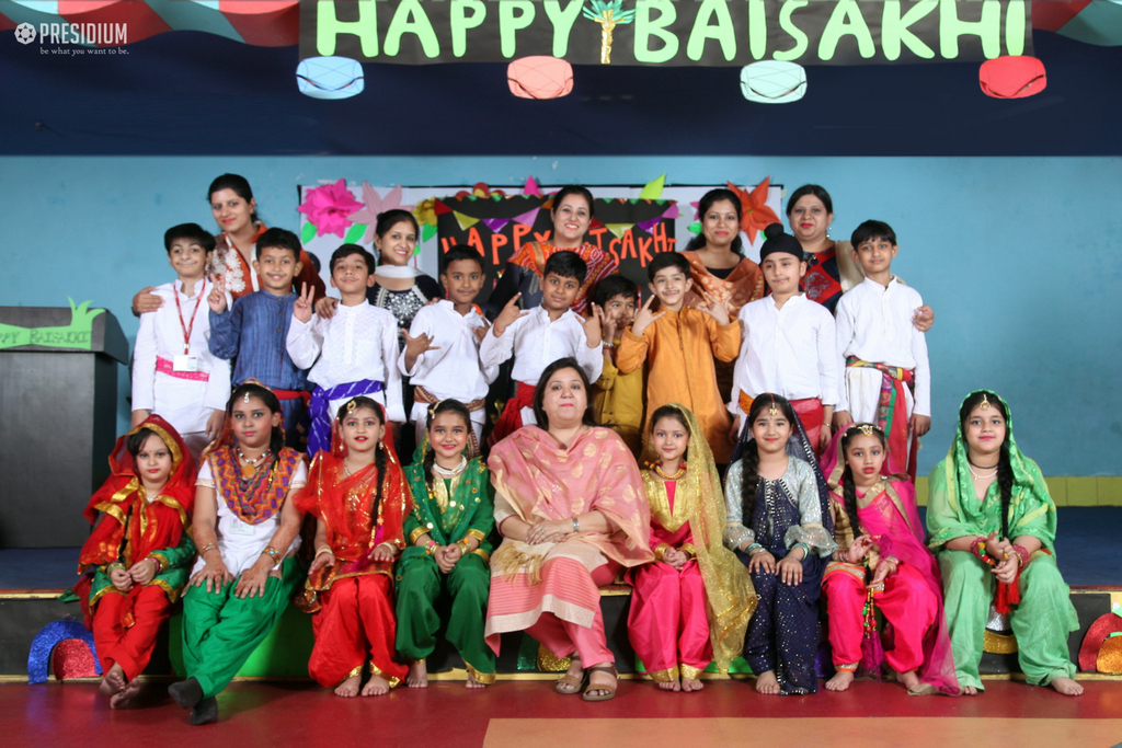 Presidium Vivek Vihar, HAPPY BAISAKHI! PRESIDIANS CELEBRATE THE NEW HARVEST SEASON