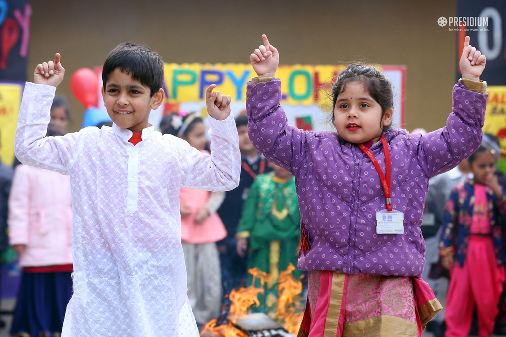 Presidium Vivek Vihar, PRESIDIANS CELEBRATE THE FESTIVAL OF LOHRI WITH GREAT ENTHUSIASM