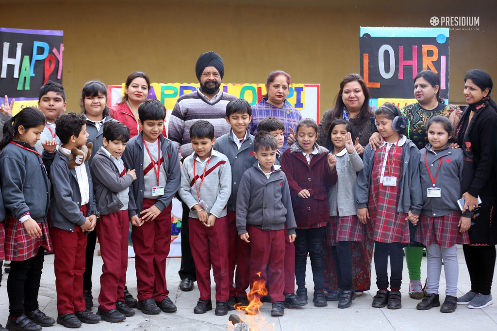 Presidium Vivek Vihar, PRESIDIANS CELEBRATE THE FESTIVAL OF LOHRI WITH GREAT ENTHUSIASM