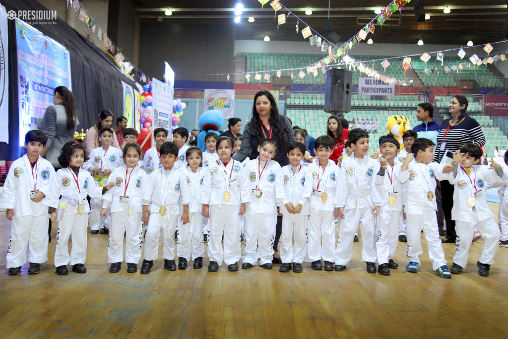 Presidium Punjabi Bagh, PRESIDIUM BAGS A TROPHY AT SUBJUNIOR TAEKWONDO CHAMPIONSHIP