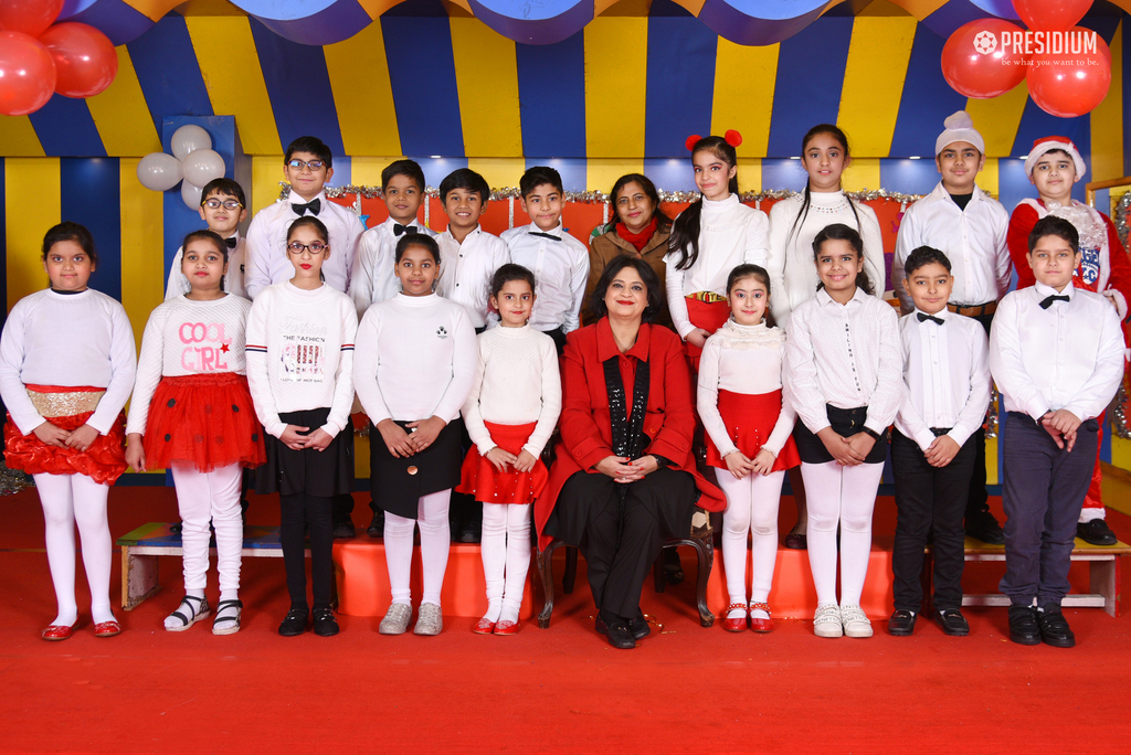 Presidium Punjabi Bagh, STUDENTS MARK CHRISTMAS WITH SUDHA MA’AM