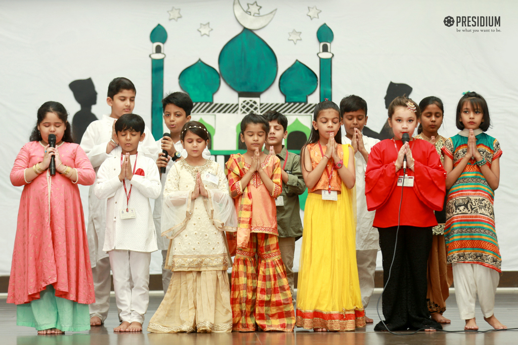 Presidium Rajnagar, THE SCHOOL ATRIUM ENLIVENS WITH EID CELEBRATIONS