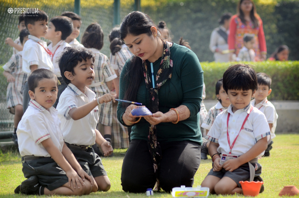 Presidium Rajnagar, DIWALI FINDS ITS WAY TO TEACH THE VALUE OF FESTIVALS TO STUDENTS