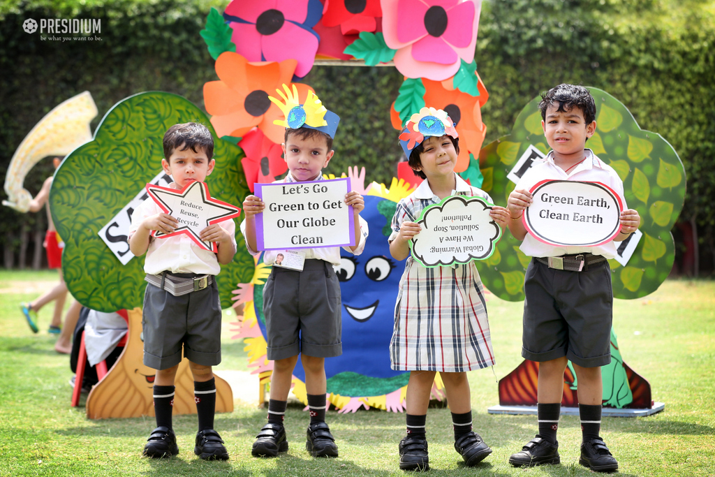 Presidium Rajnagar, PRESIDIANS CELEBRATE EARTH DAY WITH A PLEDGE TO SAVE ENVIRONMENT! 