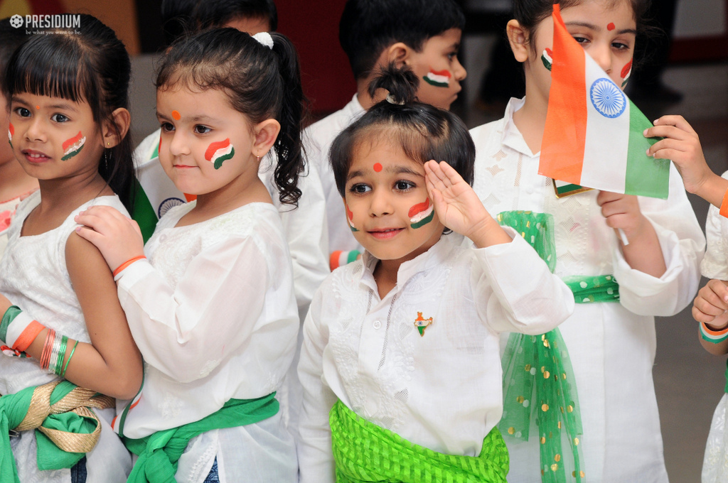 Presidium Rajnagar, PRESIDIANS HAIL THE LAND OF THE BRAVE ON INDEPENDENCE DAY