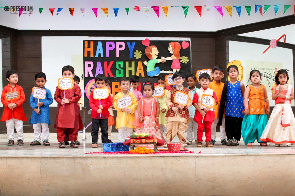 Presidium Indirapuram, PRESIDIANS CELEBRATE THE AUSPICIOUS OCCASION OF RAKHI WITH JOY 