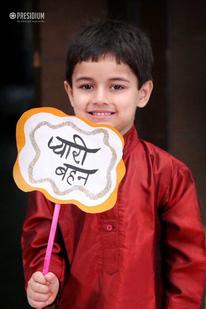 Presidium Indirapuram, PRESIDIANS CELEBRATE THE AUSPICIOUS OCCASION OF RAKHI WITH JOY 