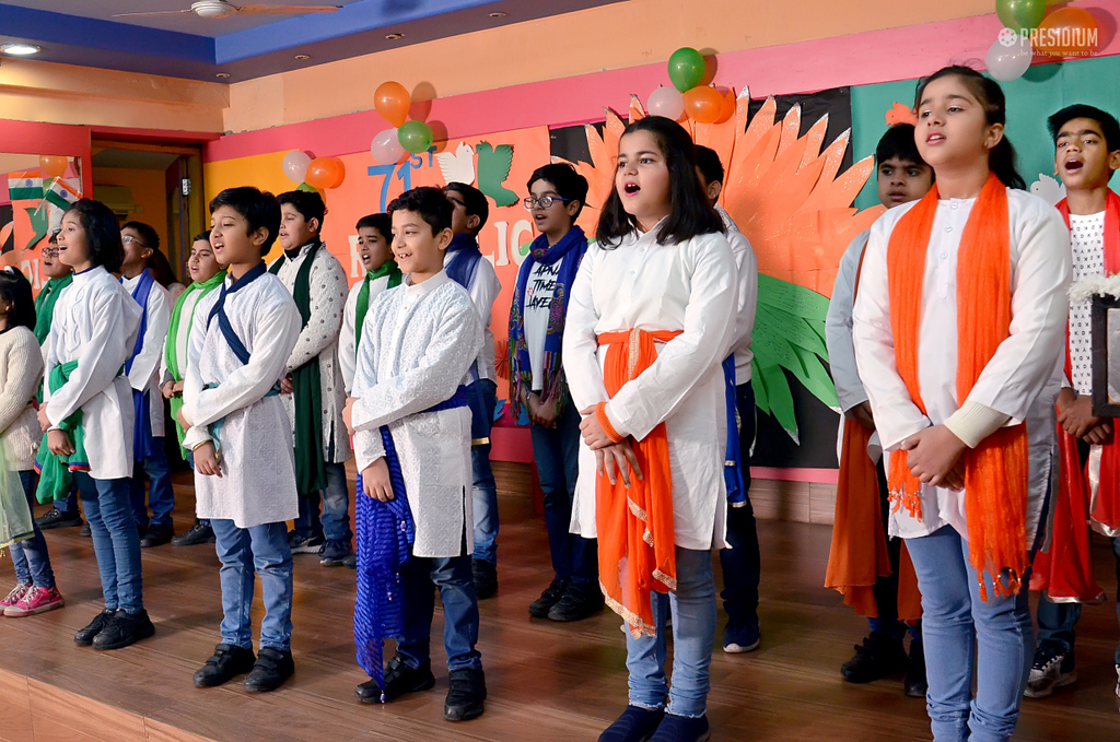 Presidium Indirapuram, STUDENTS CELEBRATE THE UNITY OF INDIA WITH MRS.SUDHA GUPTA