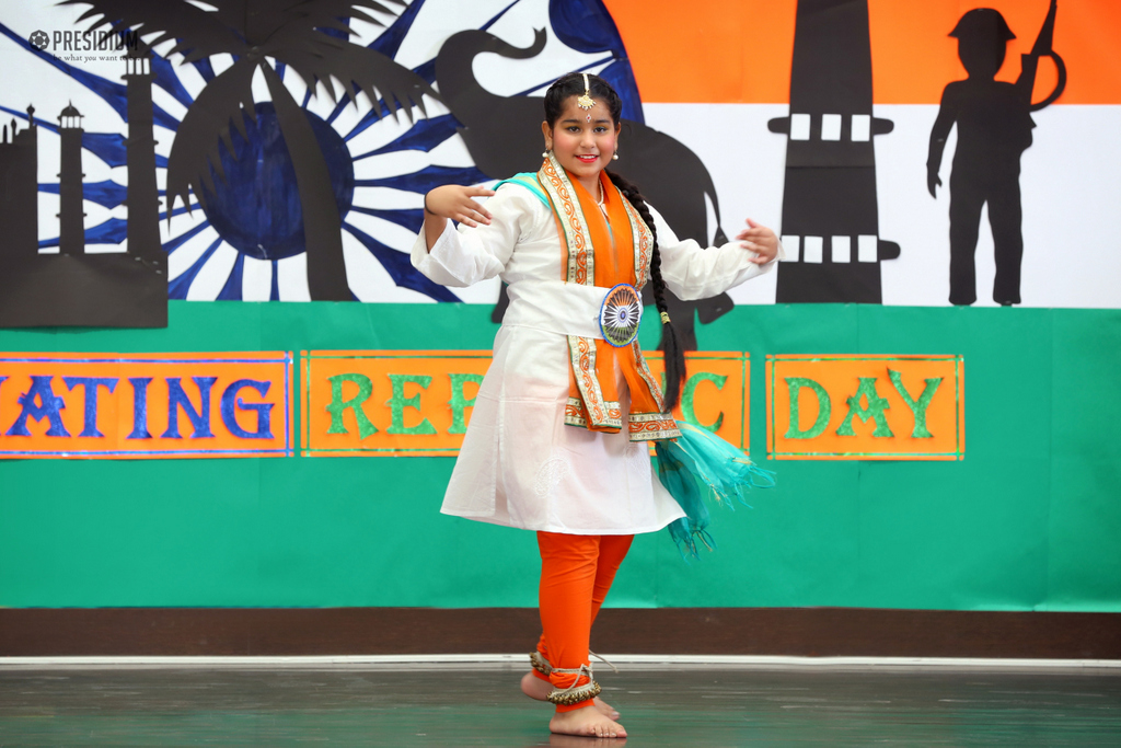 Presidium Indirapuram, STUDENTS CELEBRATE THE UNITY OF INDIA WITH MRS.SUDHA GUPTA