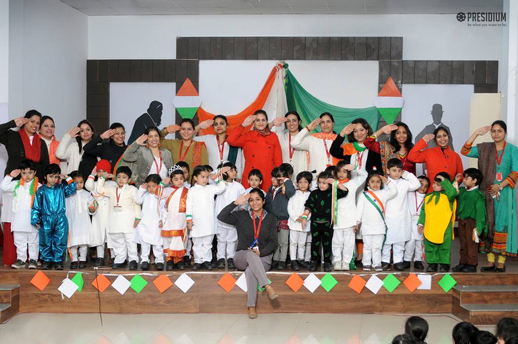 Presidium Indirapuram, PATRIOTIC PRESIDIANS CELEBRATE 69TH REPUBLIC DAY WITH ZEST