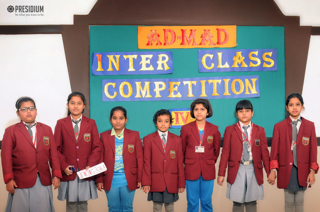 Presidium Rajnagar, PRESIDIANS BRING FORTH THEIR CREATIVE ZEAL AT AD MAD COMPETITION