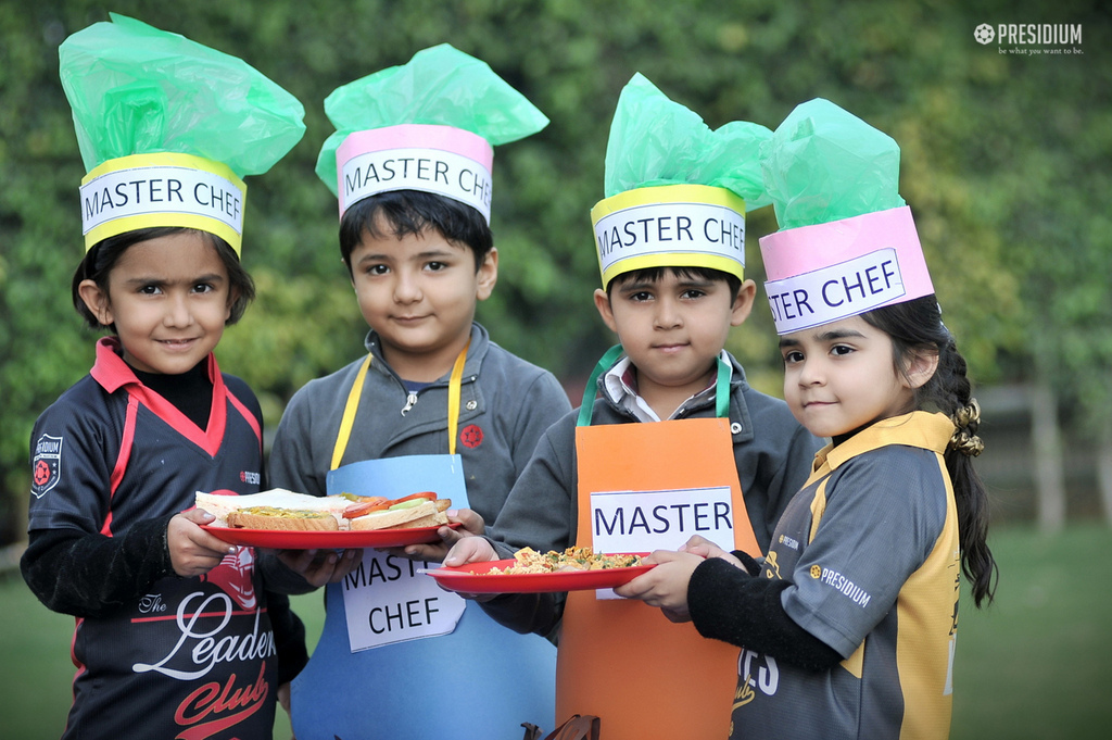 Presidium Rajnagar, LITTLE PRESIDIANS EXCITEDLY INDULGE IN FIRE-LESS COOKING