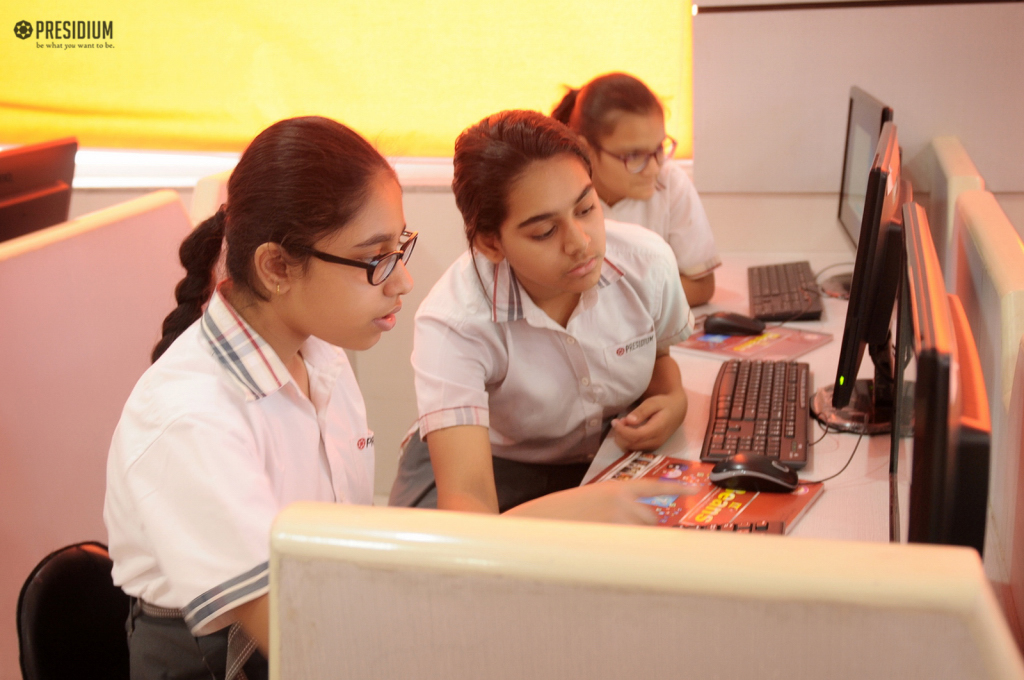 Presidium Rajnagar, ICT WORKSHOP UPGRADES 'IT' AWARENESS OF OUR GRADE 8 PRESIDIANS