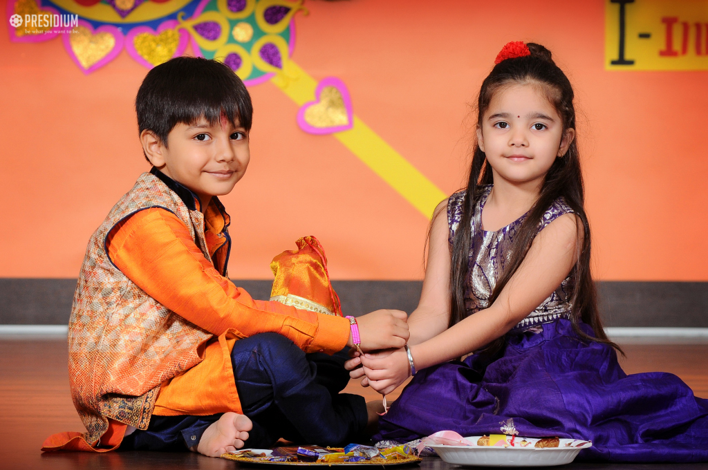 Presidium Rajnagar, PRESIDIANS EXCHANGE RAKHIS ON THE PIOUS FESTIVAL OF RAKSHABANDHAN