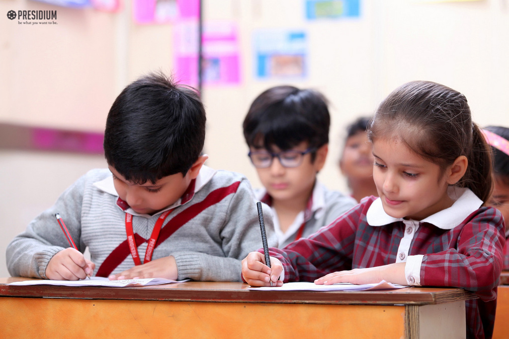 Presidium Indirapuram, SPELLATHON: YOUNG GRAMMATICIANS DISPLAY THEIR POWER OF VOCABULARY