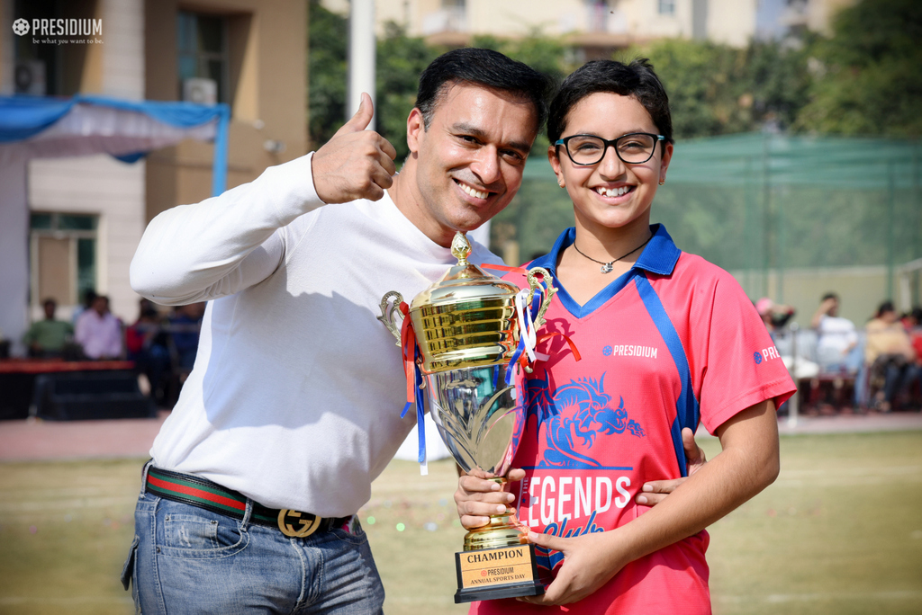 Presidium Gurgaon-57, SPORTS DAY PRIZE DISTRIBUTION: REWARDING OUR YOUNG ACHIEVERS