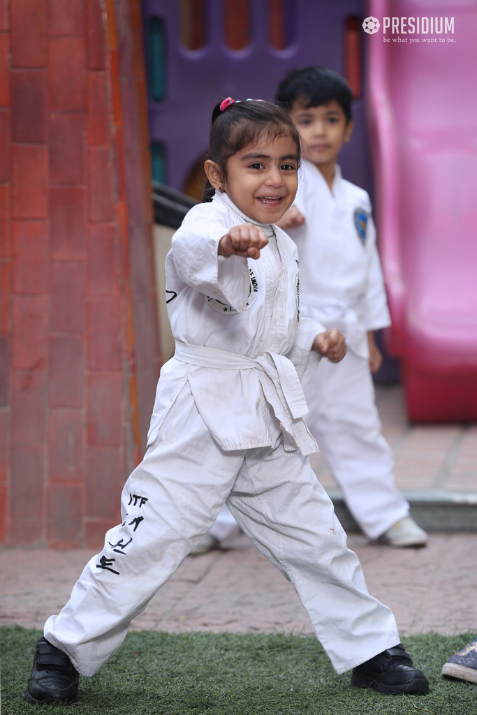 Presidium Vivek Vihar, PRESIDIANS INDULGE IN A FUN TAEKWONDO ACTIVITY