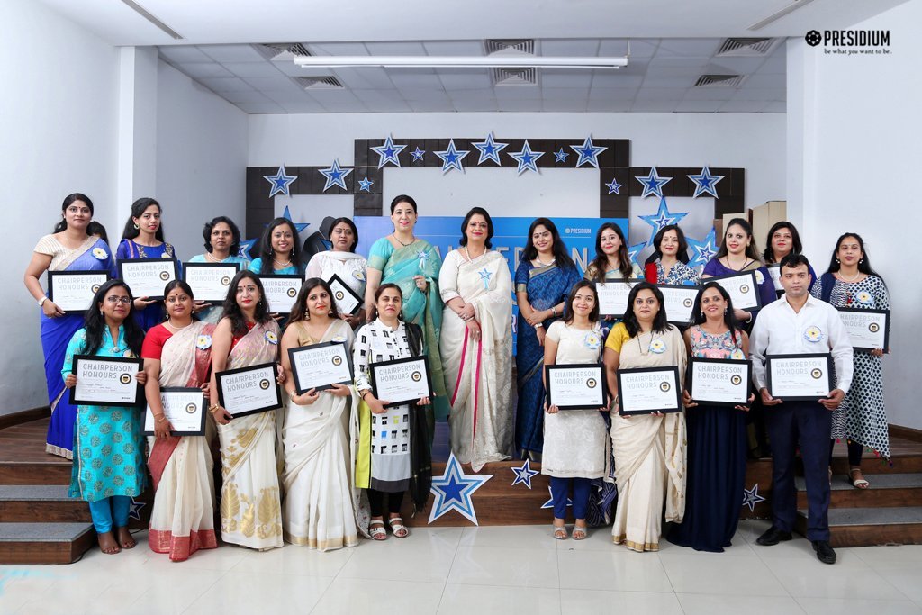 Presidium Indirapuram, CHAIRPERSON HONOURS FOR TEACHERS - APPLAUDING THE NATION-BUILDERS