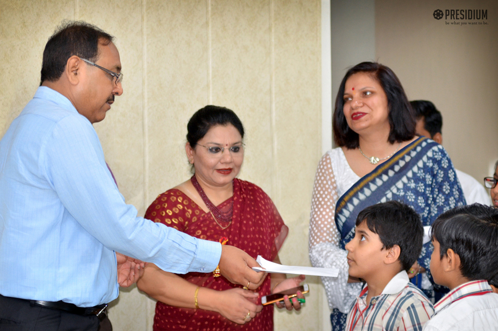 Presidium Rajnagar, PRESIDIANS VISIT ESTEEMED OFFICIALS AND SCHOOL TRUSTEE ON RAKSHABANDHAN