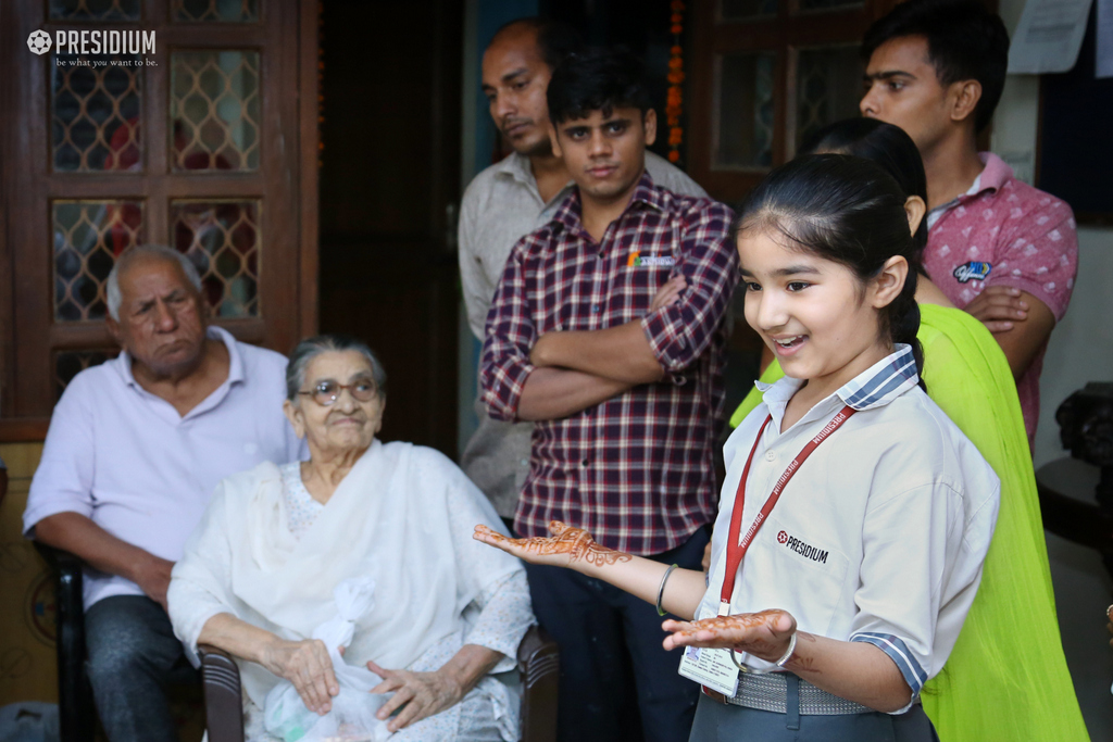 Presidium Vivek Vihar, A VISIT TO OLD AGE HOME LEAVE DEEP IMPRESSIONS ON PRESIDIANS