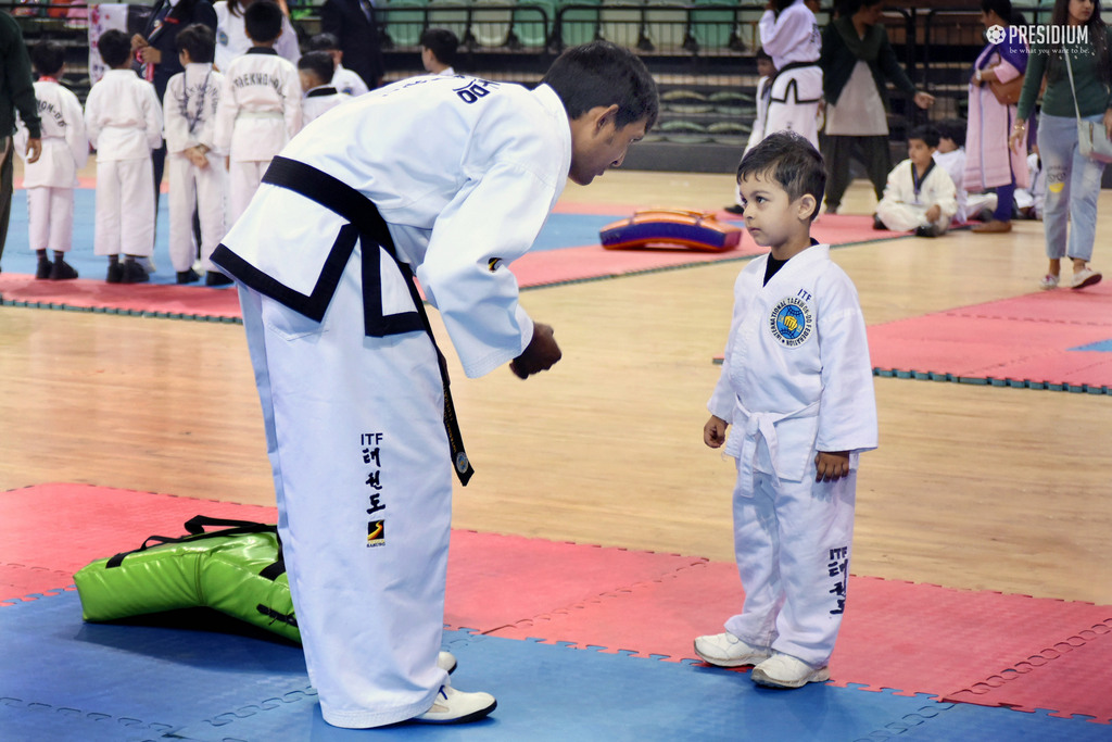 Presidium Vivek Vihar, STUDENTS OF PRESIDIUM ACED IN TAEKWONDO