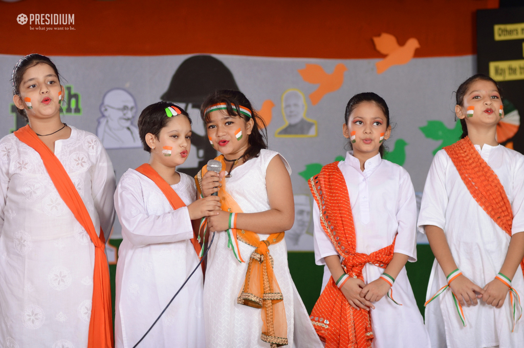 Presidium Vivek Vihar, INDEPENDENCE DAY SPREE FILLS THE AURA AT SCHOOL WITH PATRIOTISM