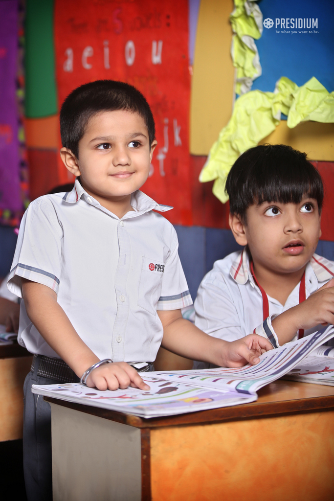 Presidium Vivek Vihar, STORY READING COMPETITION: YOUNG READERS SAVOR THE MAGIC OF BOOKS