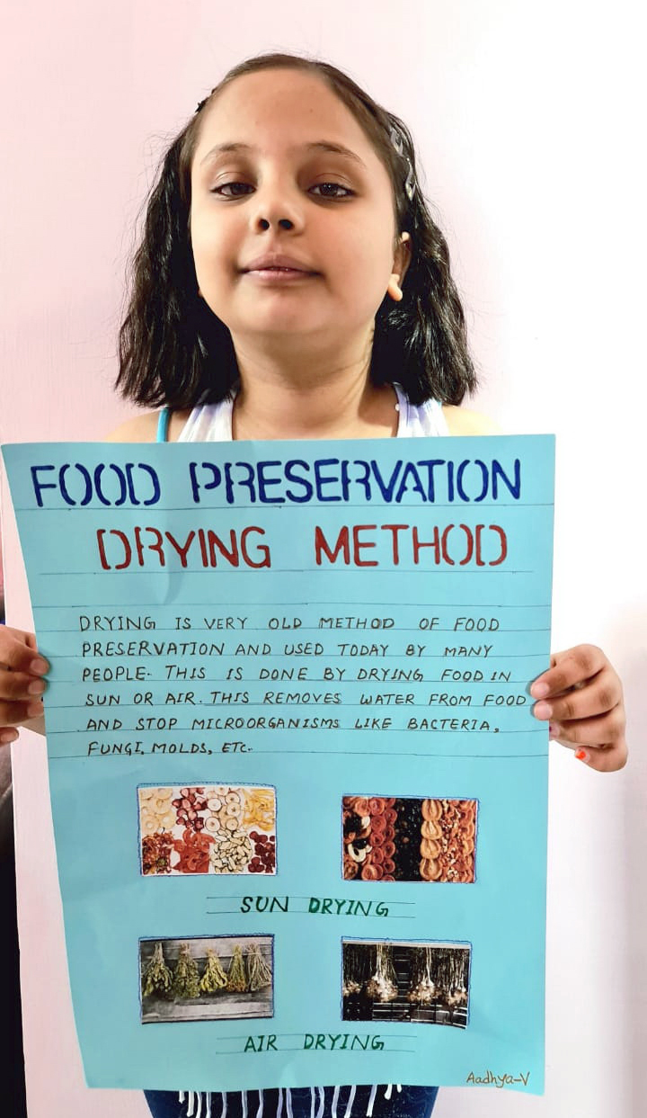 Presidium Dwarka-6, STUDENTS LEARN ABOUT THE DIFFERENT WAYS OF PRESERVING FOOD