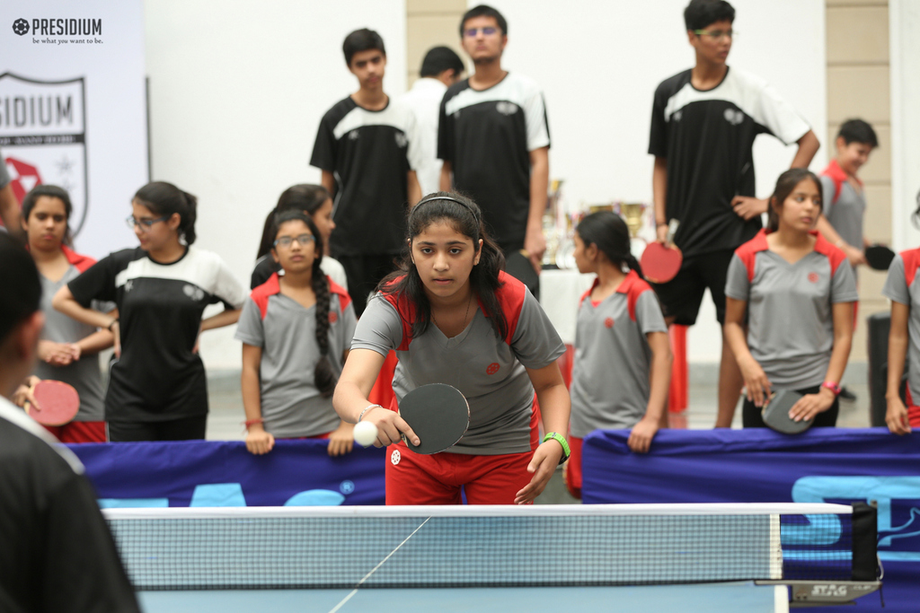 Presidium Gurgaon-57, OUR GIRL POWER STRIKES INTER-PRESIDIUM TABLE TENNIS TOURNAMENT