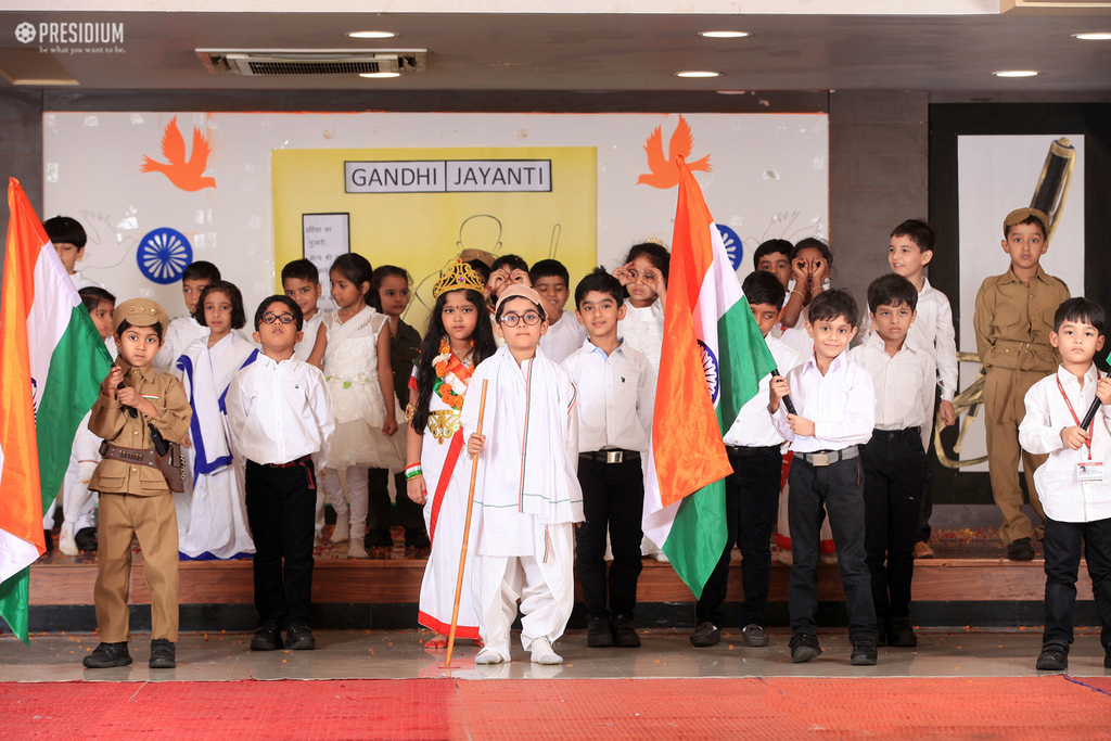 Presidium Gurgaon-57, GANDHI JAYANTI: PRESIDIANS VOW TO FOLLOW GANDHIJI'S PATH OF LIFE