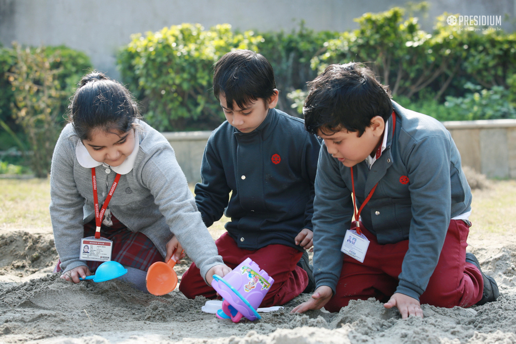 Presidium Indirapuram, A PERFECT FUSION OF LEARNING AND FUN WITH SANDPIT ACTIVITY