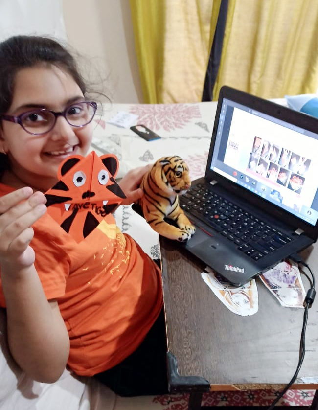 Presidium Indirapuram, GLOBAL TIGER DAY: STUDENTS  PLEDGE TO PROTECT THE NATIONAL ANIMAL