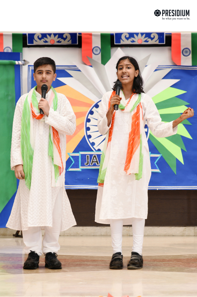 Presidium Indirapuram, MRS.SUDHA GUPTA GRACES THE GRAND INDEPENDENCE DAY CELEBRATION