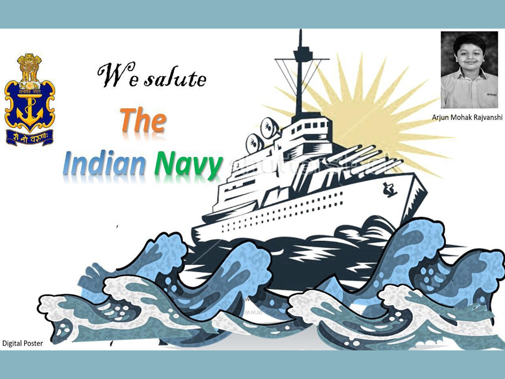 Presidium Indirapuram, NAVY DAY: PRESIDIANS SALUTE THE NAVY PERSONNEL