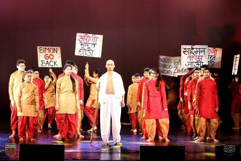 Presidium Gurgaon-57, MONIYA-A THEATRICAL TRIBUTE TO THE MAHATMA BY PRESIDAINS