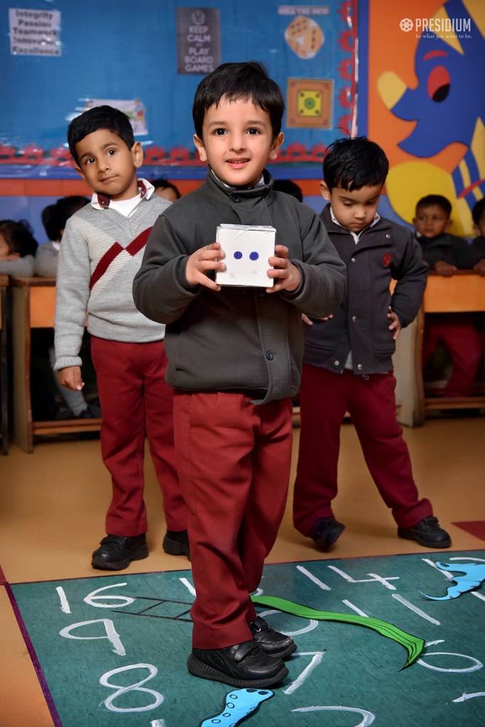 Presidium Dwarka-6, PRESIDIANS LEARN ABOUT THE NUMBER LINE WITH A FUN-FILLED ACTIVITY