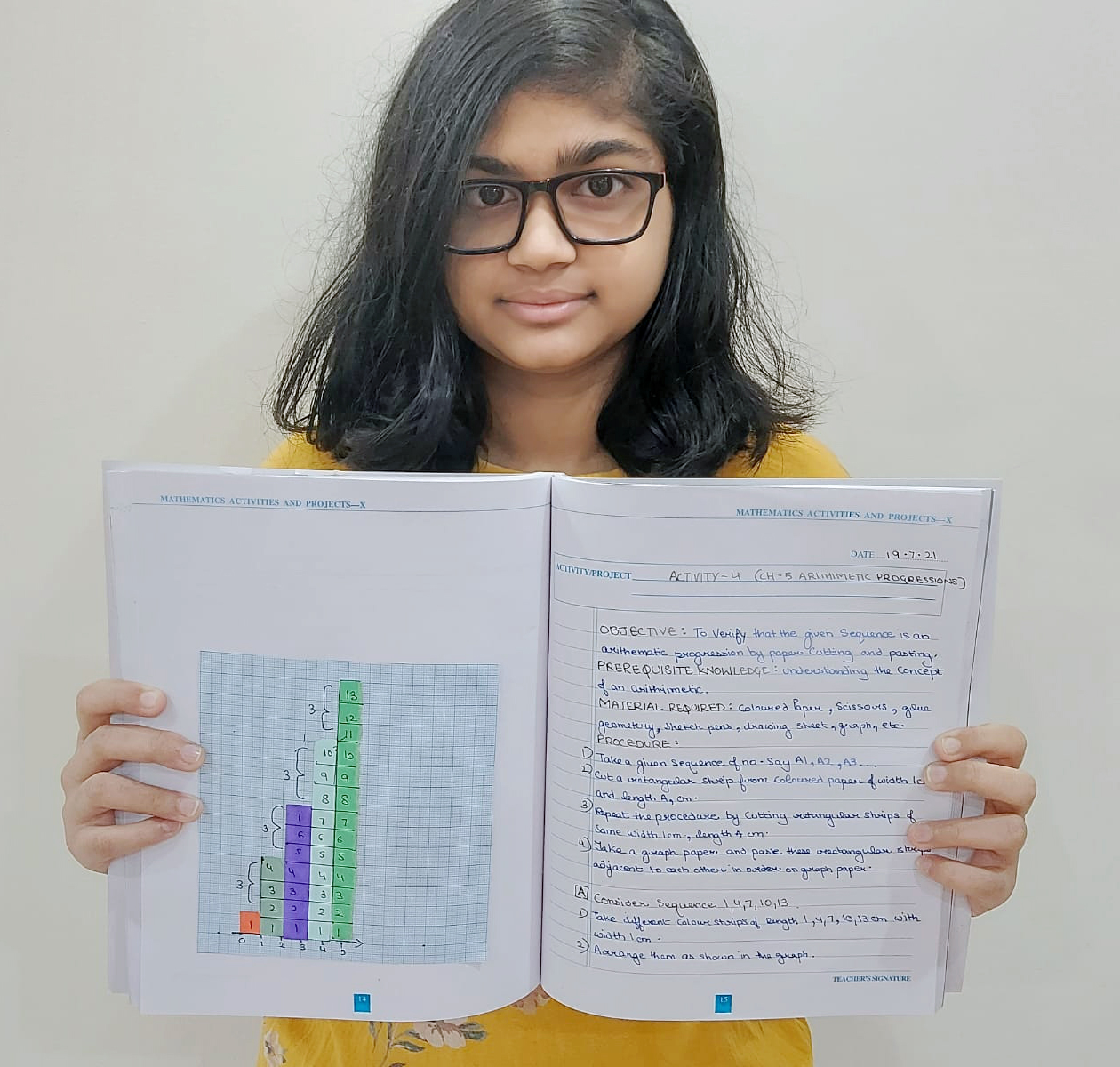 Presidium Gurgaon-57, STUDENTS STRENGTHEN THEIR UNDERSTANDING OF ARITHMETIC PROGRESSION