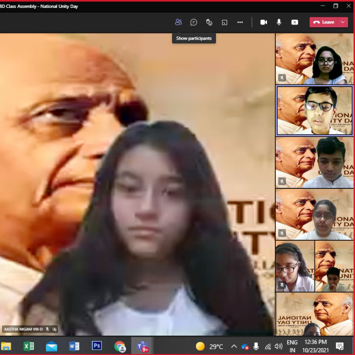 Presidium Indirapuram, STUDENTS COMMEMORATE THE BIRTH ANNIVERSARY OF SARDAR PATEL