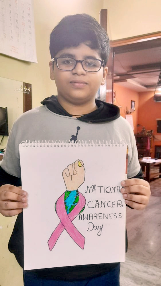 Presidium Pitampura, STUDENTS CELEBRATE NATIONAL CANCER AWARENESS DAY WITH ZEAL