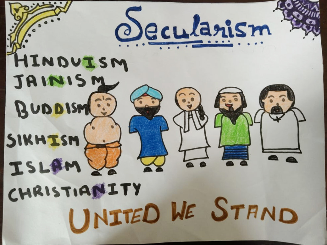 Presidium Rajnagar, STUDENTS ENHANCE THEIR UNDERSTANDING OF THE CONCEPT OF SECULARISM