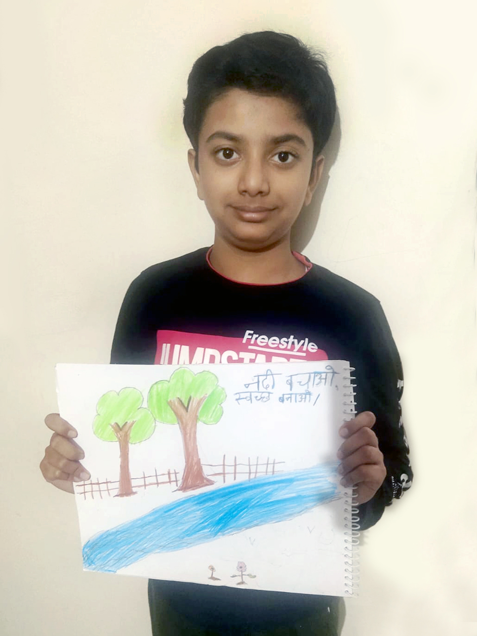 Presidium Dwarka-6, STUDENTS SPREAD AWARENESS ABOUT RIVER PROTECTION 