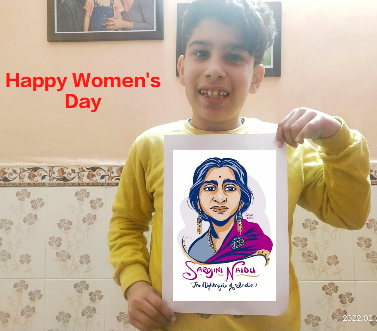 Presidium Dwarka-6, STUDENTS SALUTE THE REVIVING SPIRIT OF WOMANHOOD ON WOMEN'S DAY