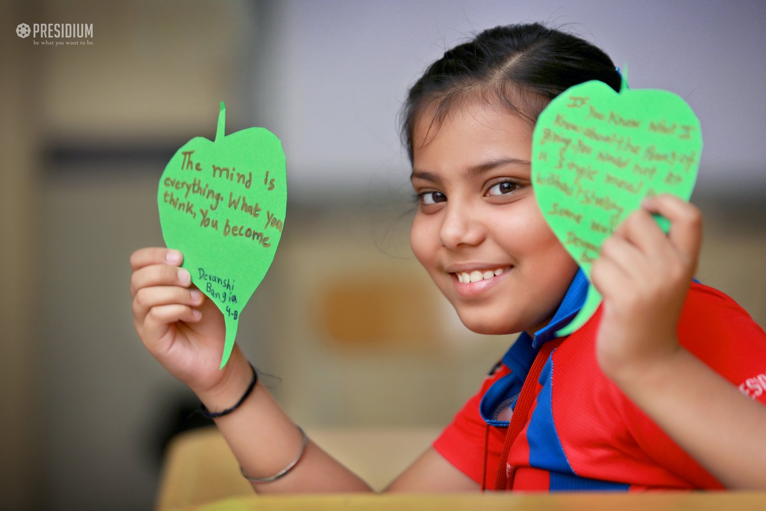 Presidium Indirapuram, STUDENTS LEARN  FROM THE NOBLE TEACHINGS OF LORD BUDDHA